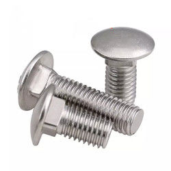 Stainless Steel Round Carriage Head Square Neck Bolt DIN603 Grade 8.8 10.9 12.9